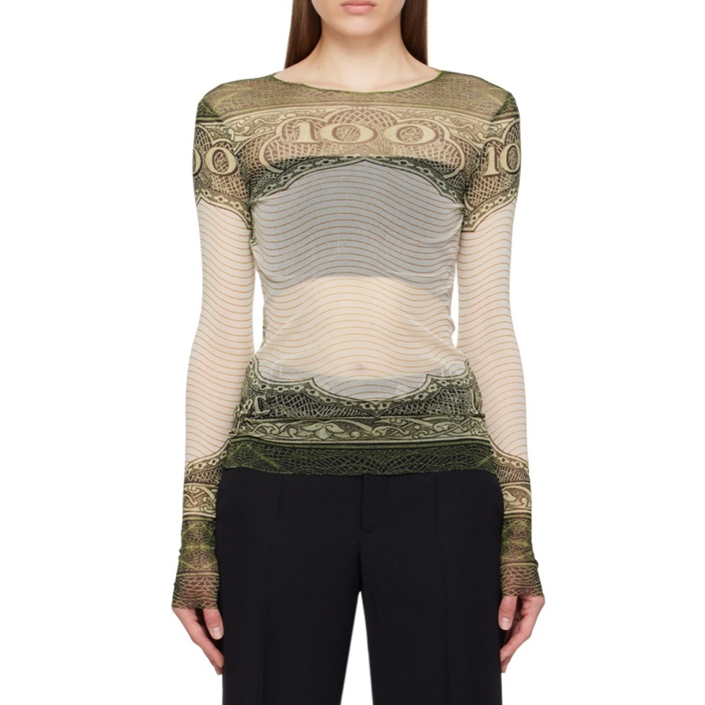 Jean Paul gaultier Cartouche money Top